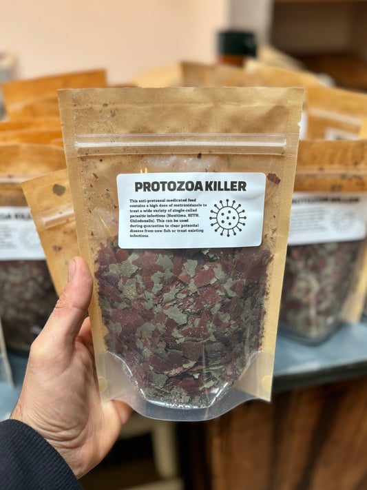 Antiprotozoal Medicated Flake Feed
