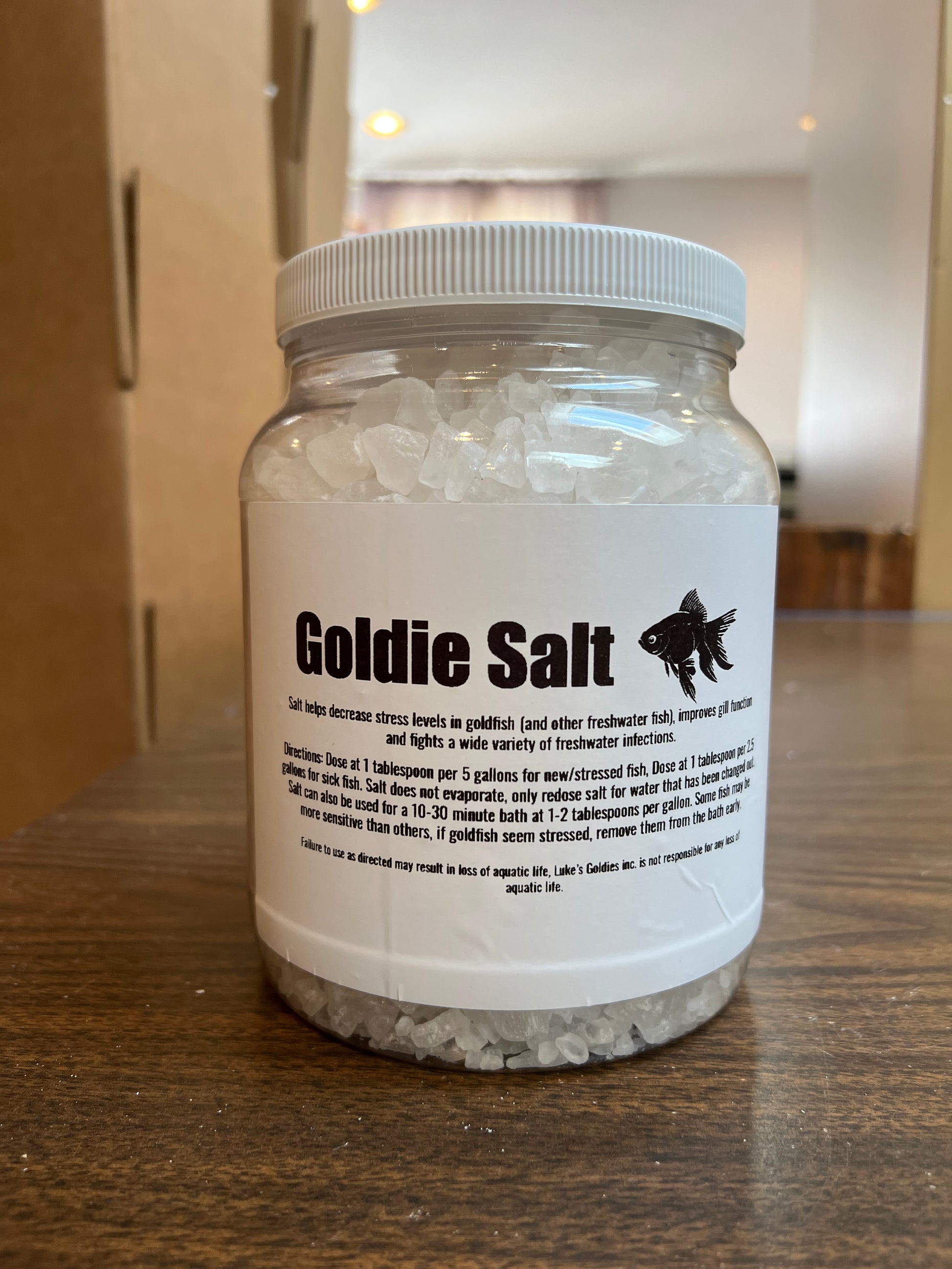 Aquarium salt (4.5 lbs) – Luke's Goldies
